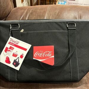 Coca Cola Black Cooler Bag with Durable Design